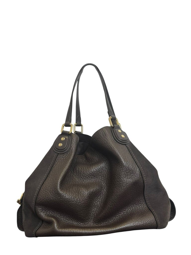Coach Leather and Suede Handbag