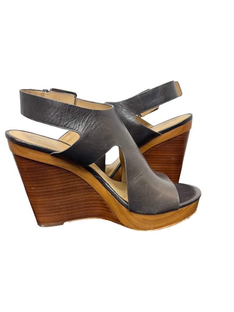 Michael Kors Women's Leather Wedge Sandals