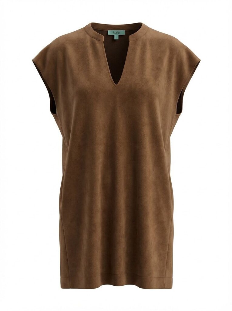Karlie Brown Suede Top