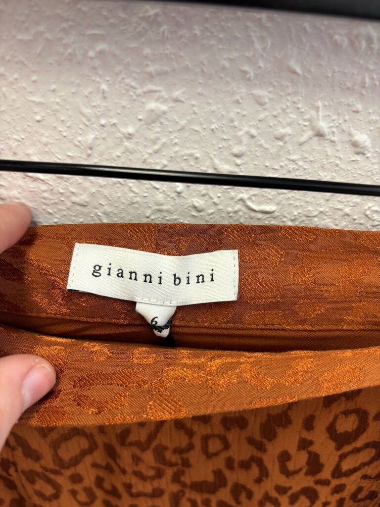 Gianni Bini Leopard Print Skirt