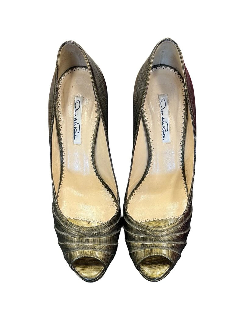 Oscar de la Renta Open Toe Heels