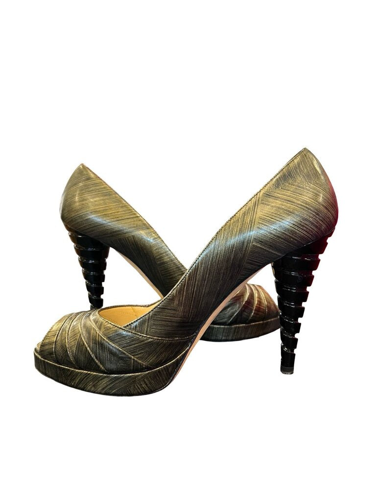 Oscar de la Renta Open Toe Heels