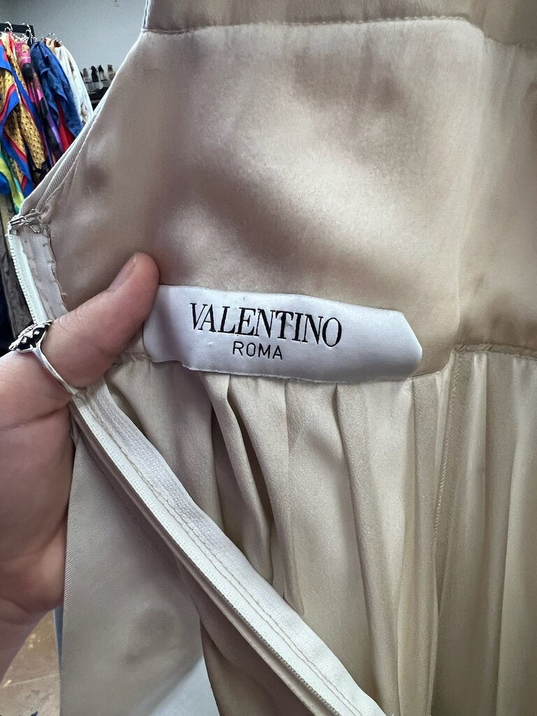 Valentino Silk Dress with Bow Design
