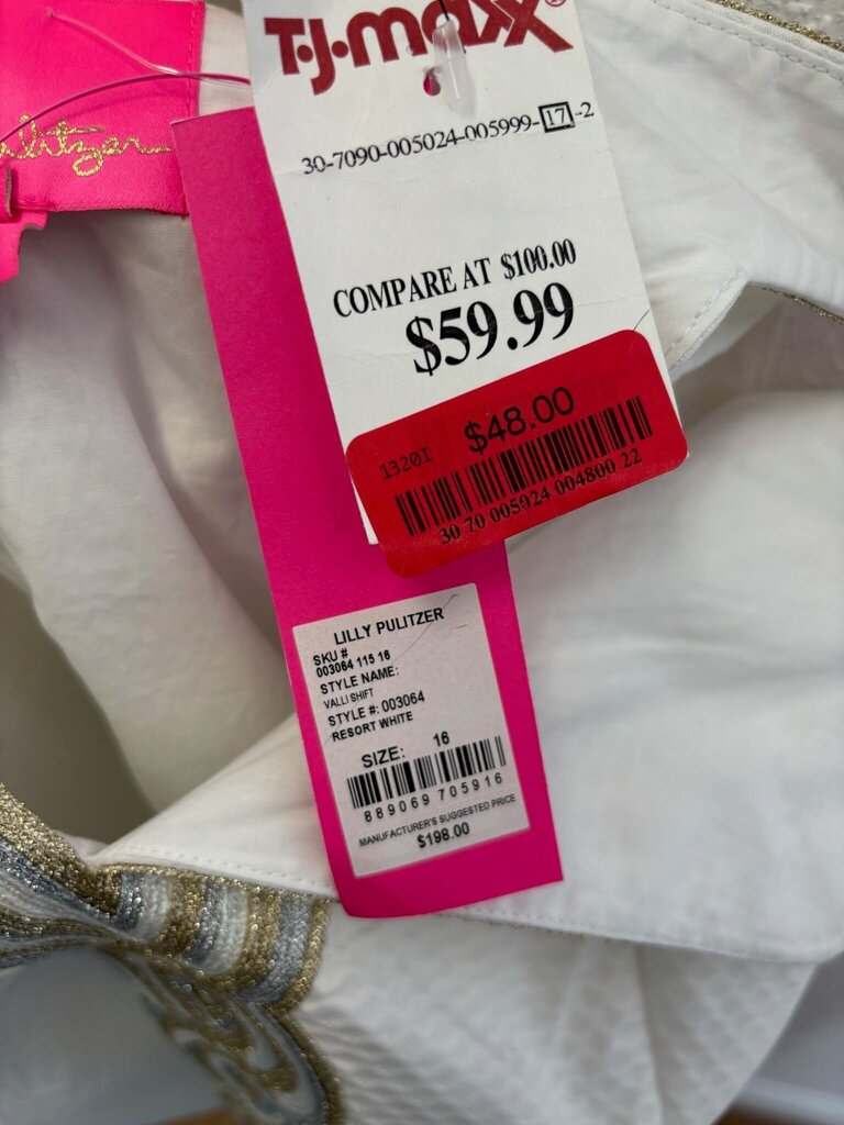 Lilly Pulitzer Women's Resort White Shift Dress