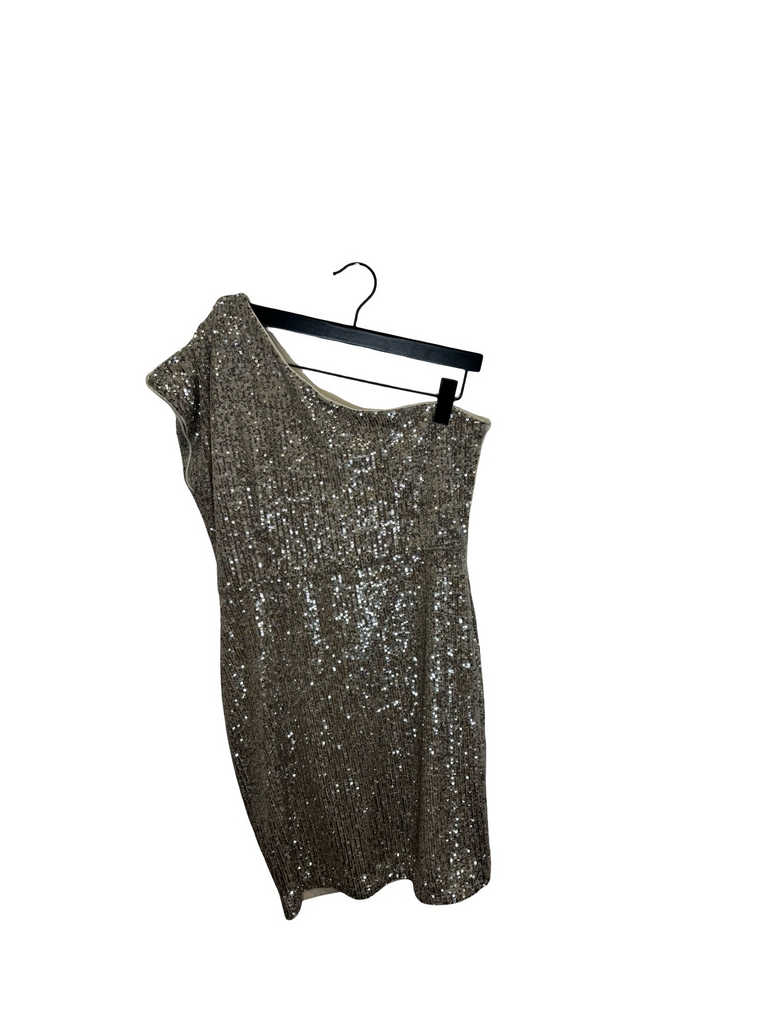 Suncoo Paris One-Shoulder Sequined Dress