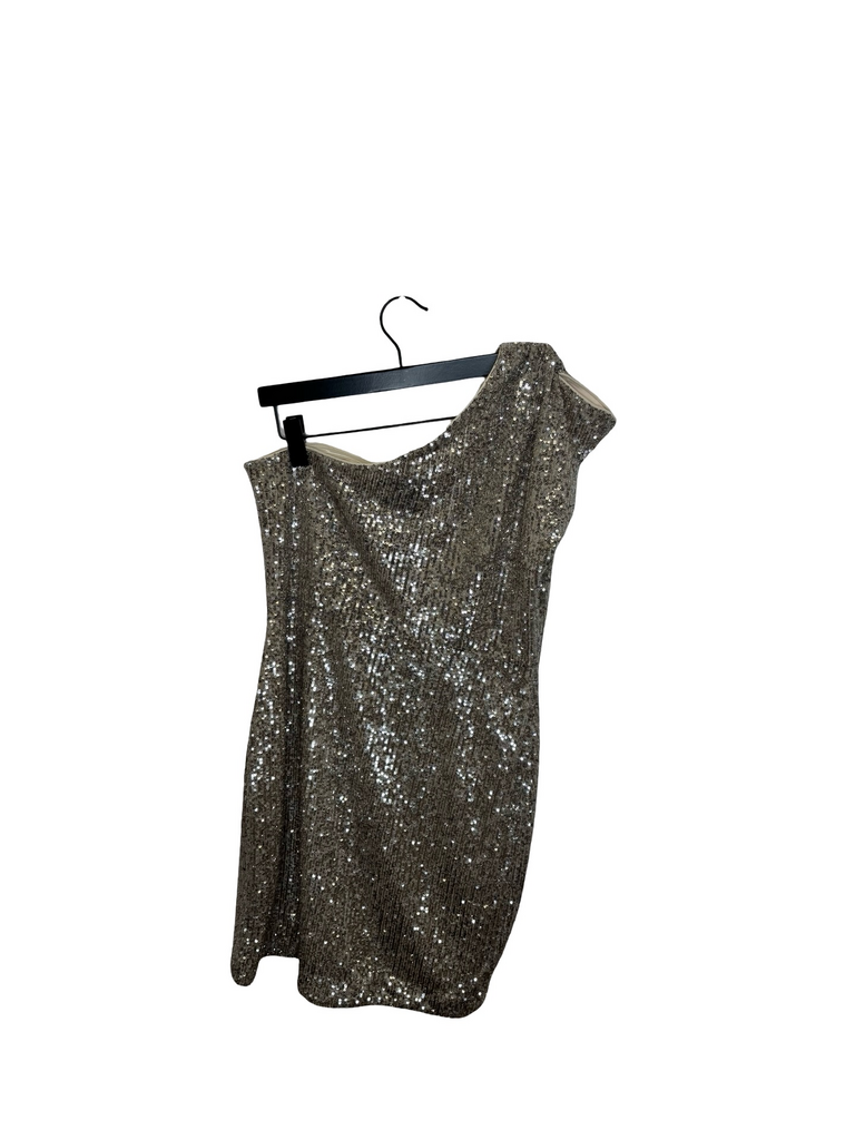 Suncoo Paris One-Shoulder Sequined Dress