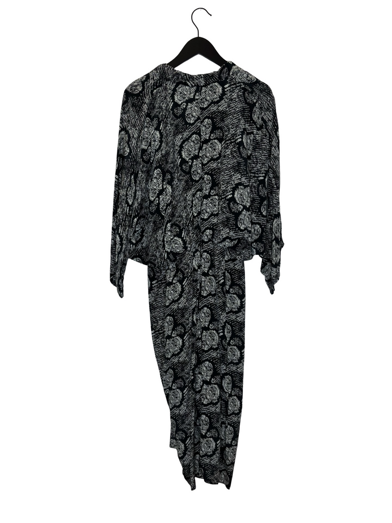 Vetiver Women's Black and White Printed Dress