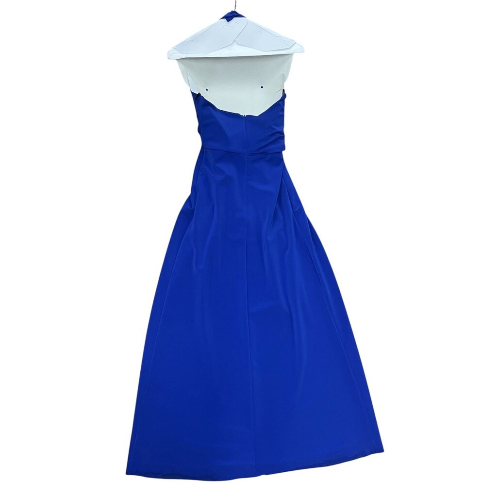 Halston Heritage Blue Maxi Dress