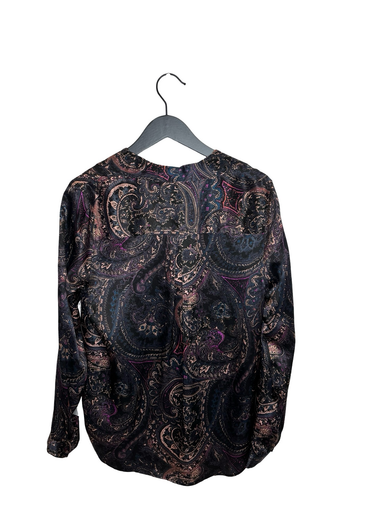 L'AGENCE Paisley Print Blouse