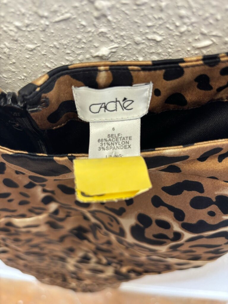 Caché Leopard Print Dress