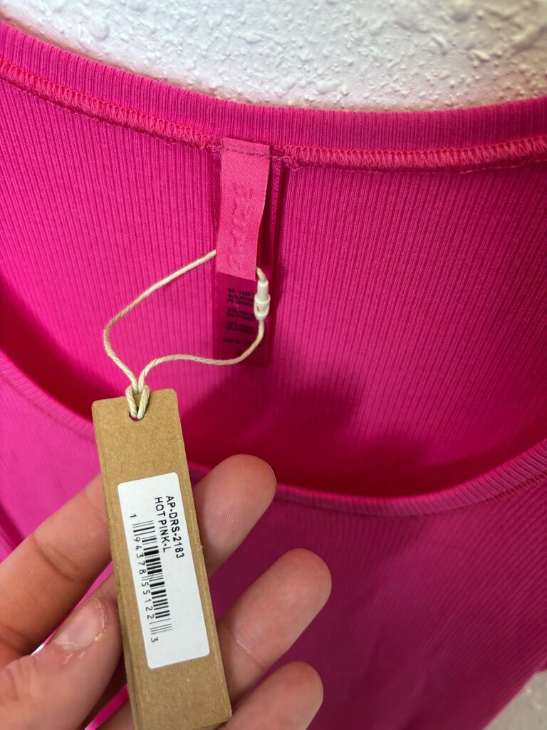 Large Skims soft lounge mini dress Hot Pink