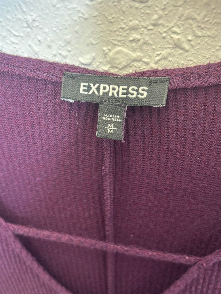 Medium Express Long Sleeve Ribbed Dress