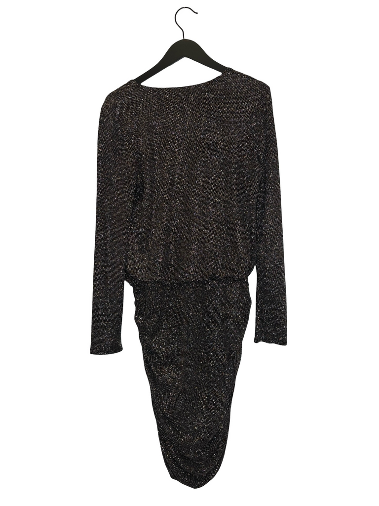 Large Express Glittery Long Sleeve Dress
