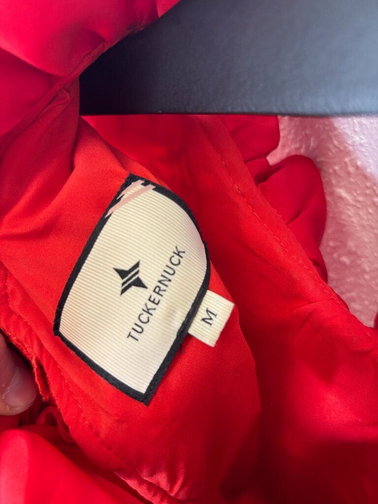 Medium TuckerNuck Red Floral Lace Dress