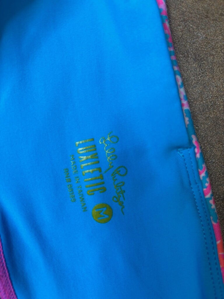 Medium Lilly Pulitzer Pink Athletic Leggings
