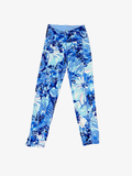 Small Lilly Pulitzer Blue Floral Leggings