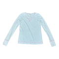 Small Lilly Pulitzer White with Pink Stitching Long Sleeve Shirt