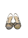 Pelle Moda Metallic High Heel Sandals