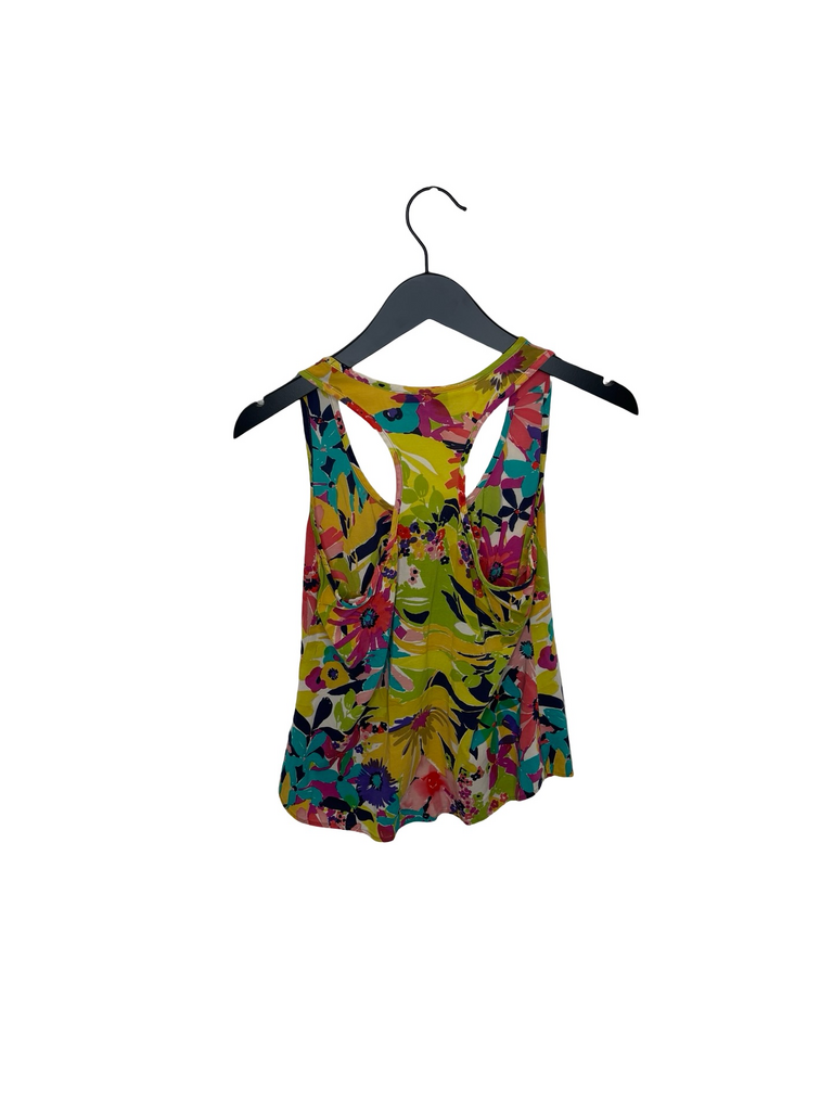 Trina Turk Colorful Floral Tank Top