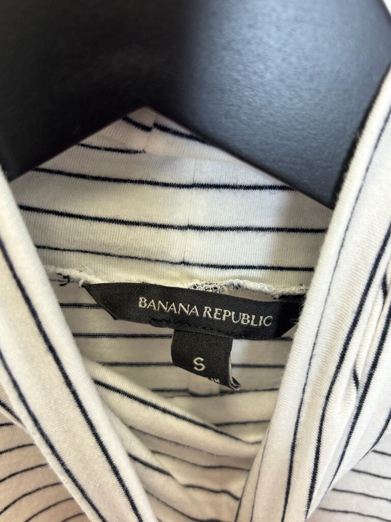 Banana Republic Striped Turtleneck Top