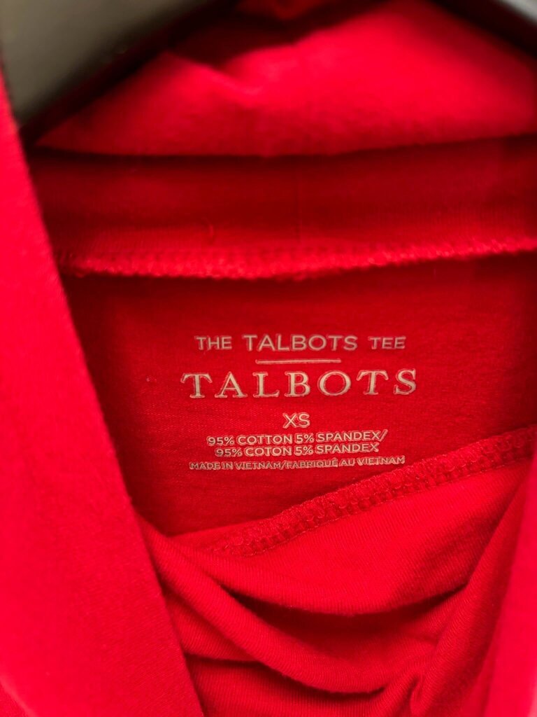 Talbots Red Long Sleeve Turtleneck