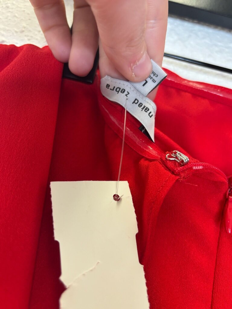 Red Off-Shoulder Jumpsuit