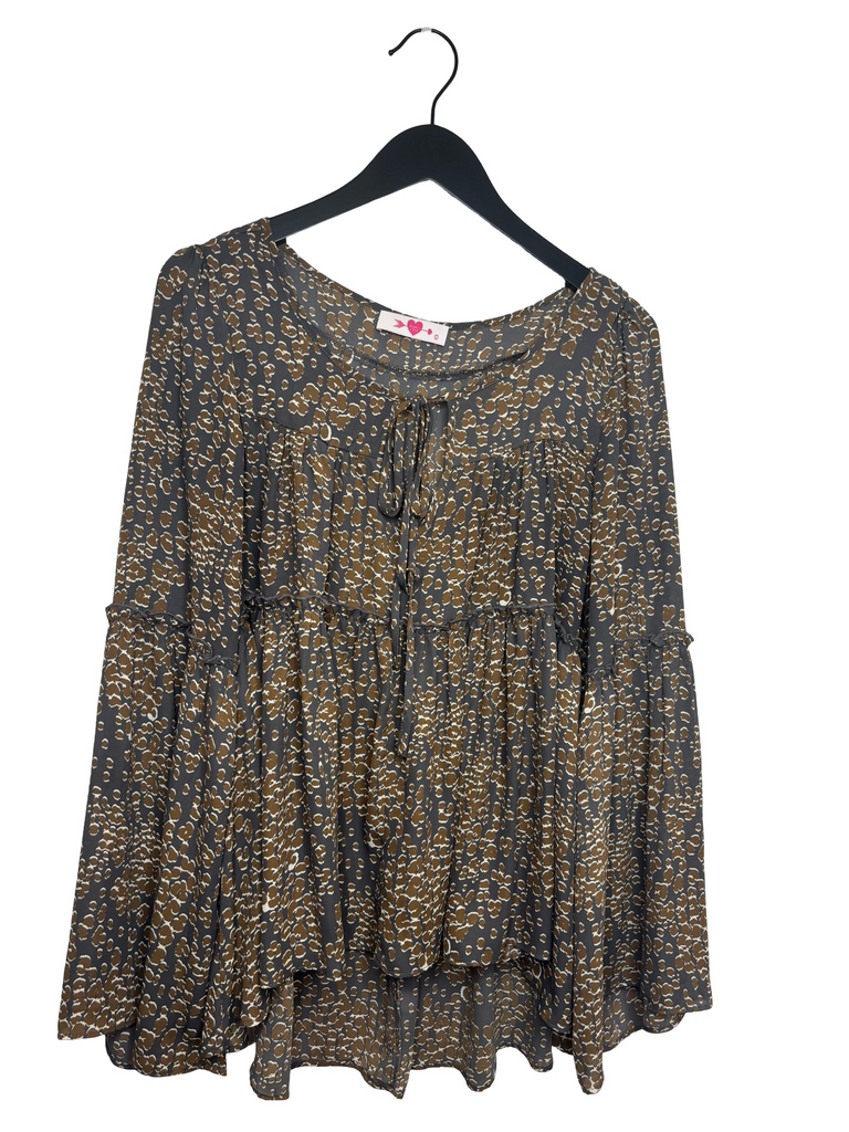 Buddy Love Flowy Tiered Blouse
