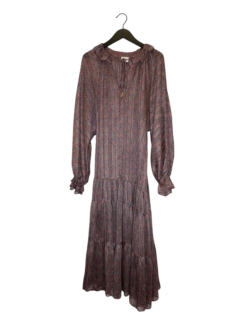 Buddy Love sheer Floral Print Maxi Dress