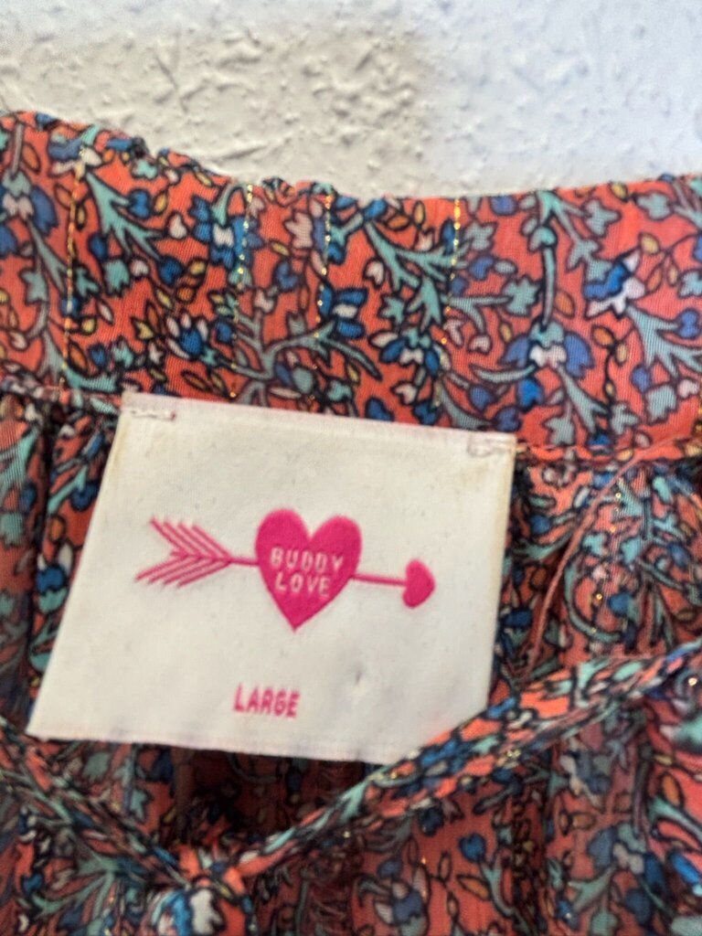 Buddy Love sheer Floral Print Maxi Dress