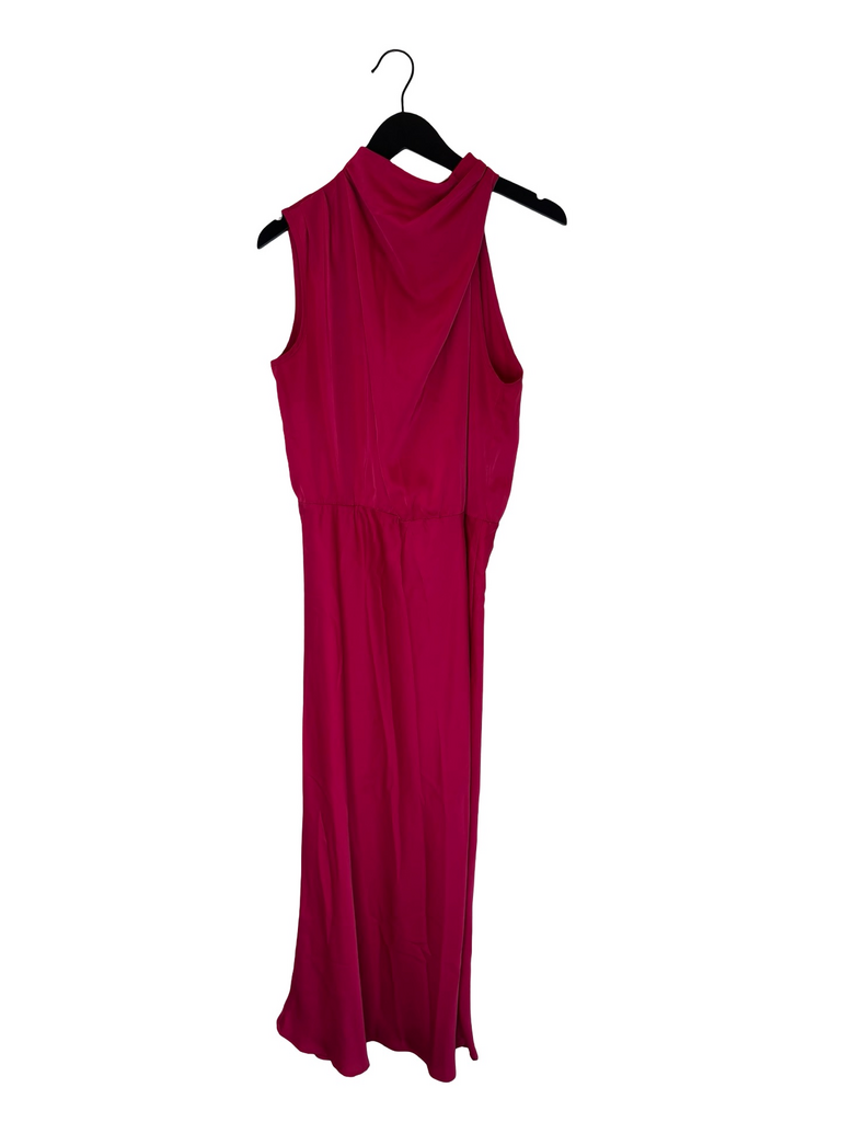 Pink Sleeveless Maxi Dress