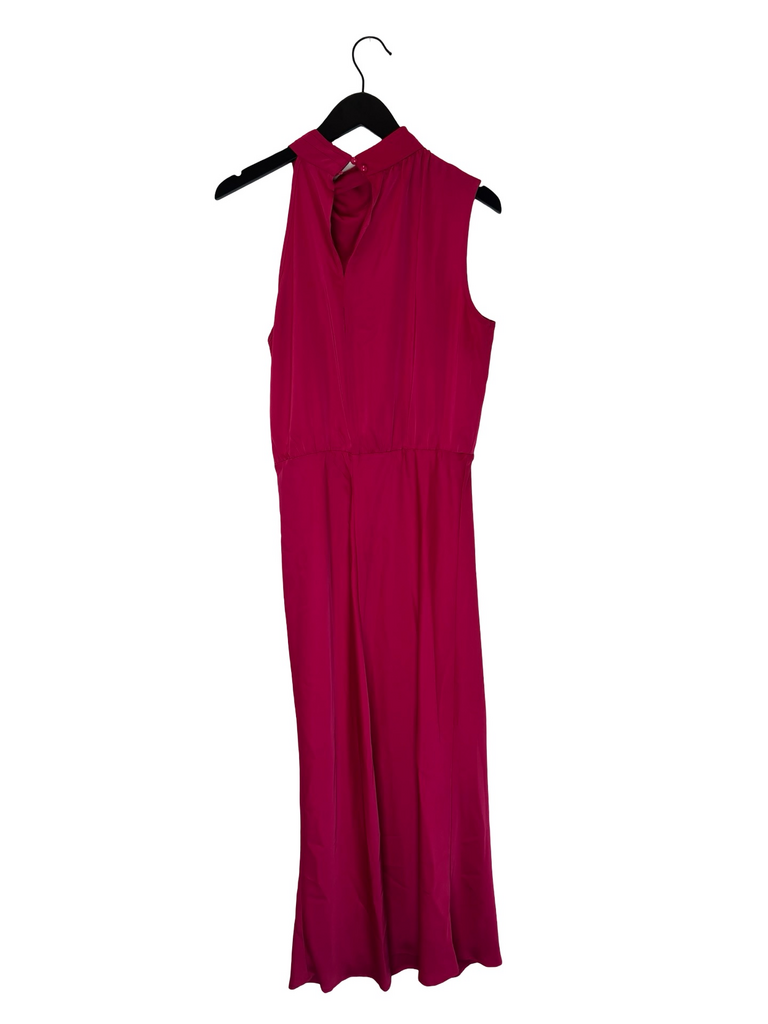 Pink Sleeveless Maxi Dress