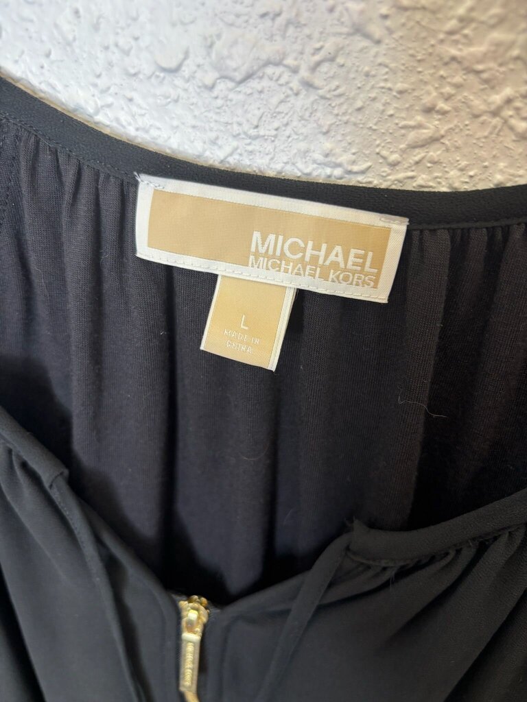 Michael Kors Black Long Sleeve Blouse