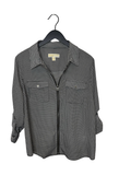 Michael Kors Women's Black and White Patterned Shirt