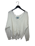 Judith March White Knit Sweater