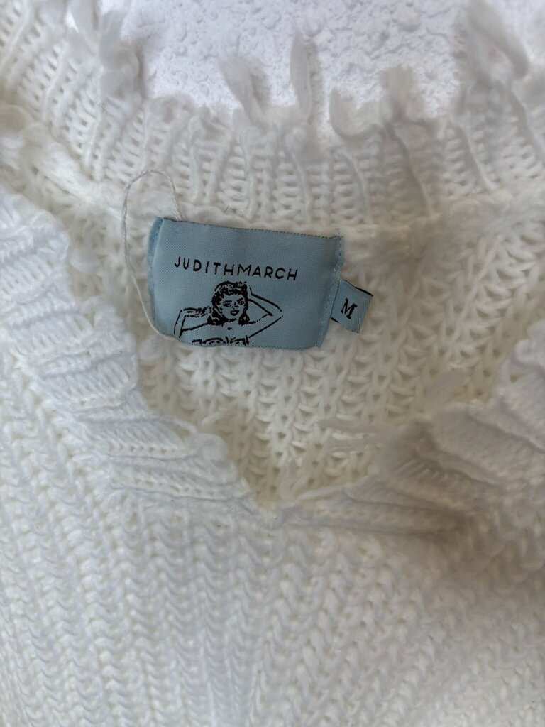 Judith March White Knit Sweater