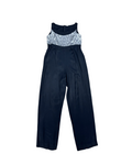 Women's Black and Silver Jumpsuit