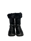 Black Fur Lined Winter Boots