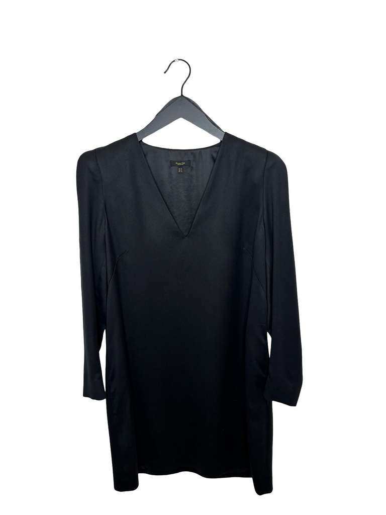 Medium Massimo Dutti Black Dress