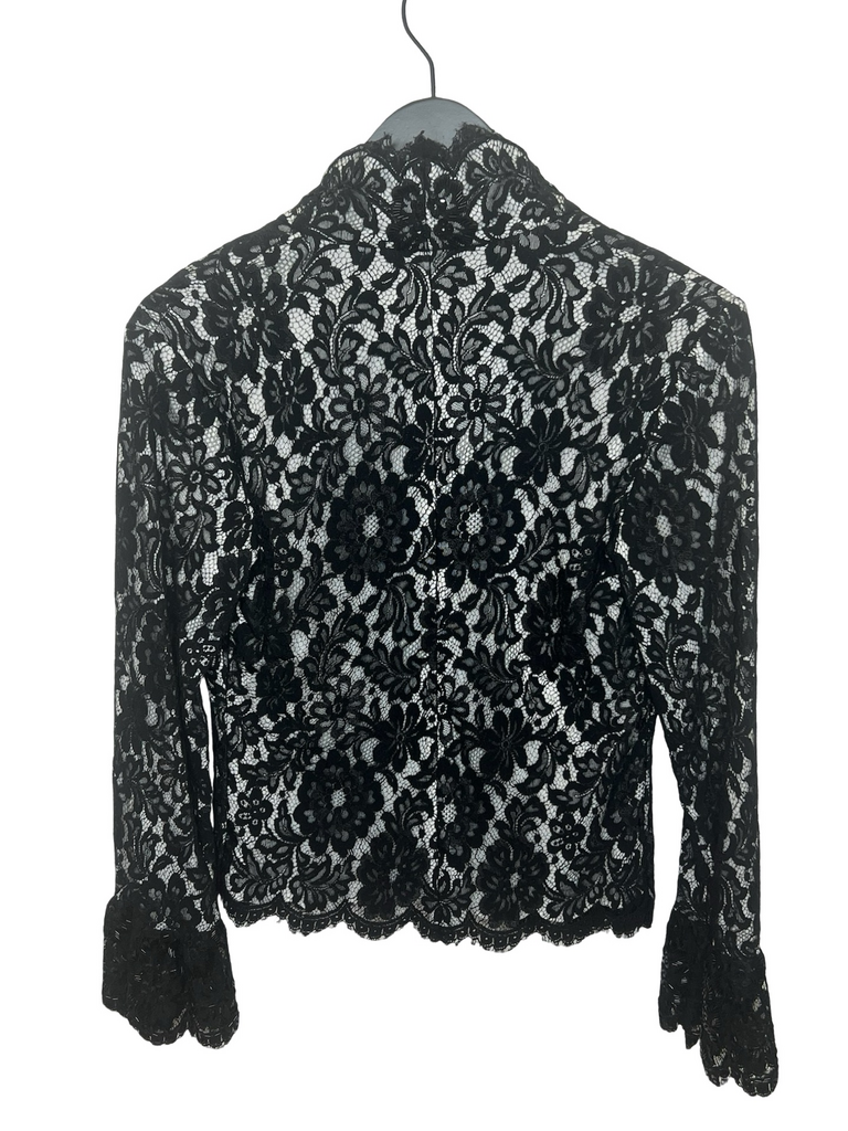 Medium TADASHI Black Lace Jacket