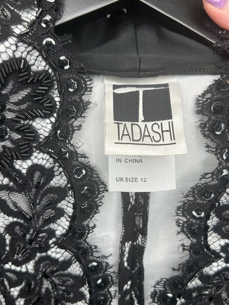 Medium TADASHI Black Lace Jacket