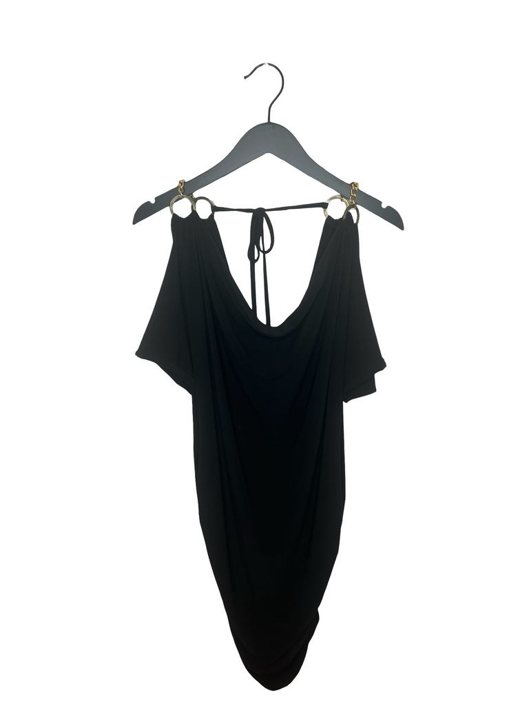 CACHE Black Off-Shoulder Dress