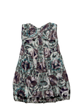Size 8 Nicole Miller Patterned Strapless Dress