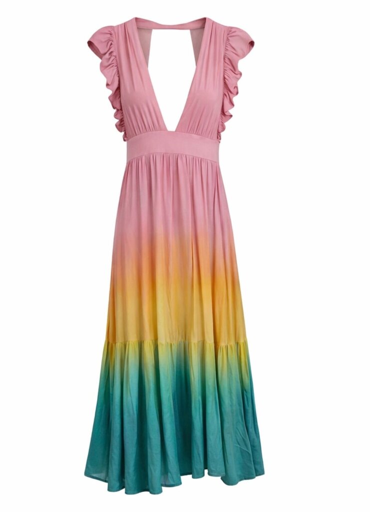Malibu Bum Gradient Maxi Dress