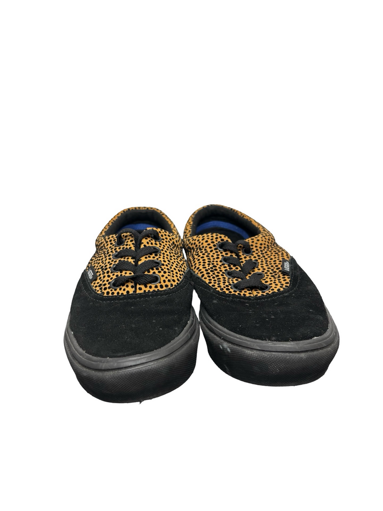 Vans Black and Yellow Dot Canvas Sneakers