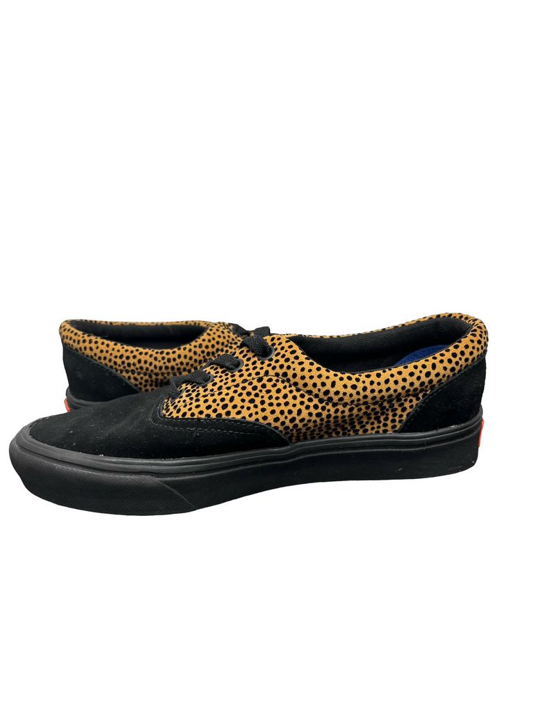 Vans Black and Yellow Dot Canvas Sneakers