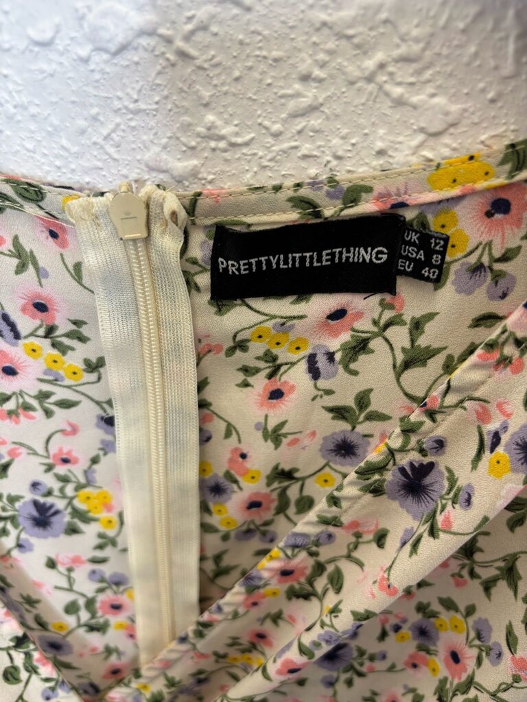 PrettyLittleThing Floral Wrap Dress