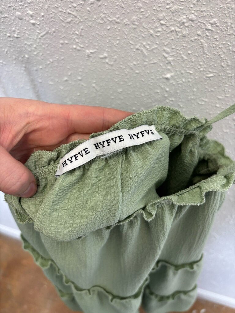 HYFVE Green Tiered Dress
