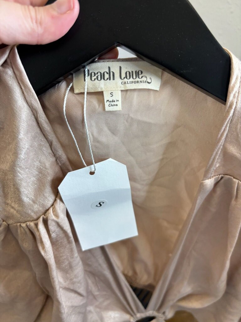 Peach Love California Long Flowy Dress