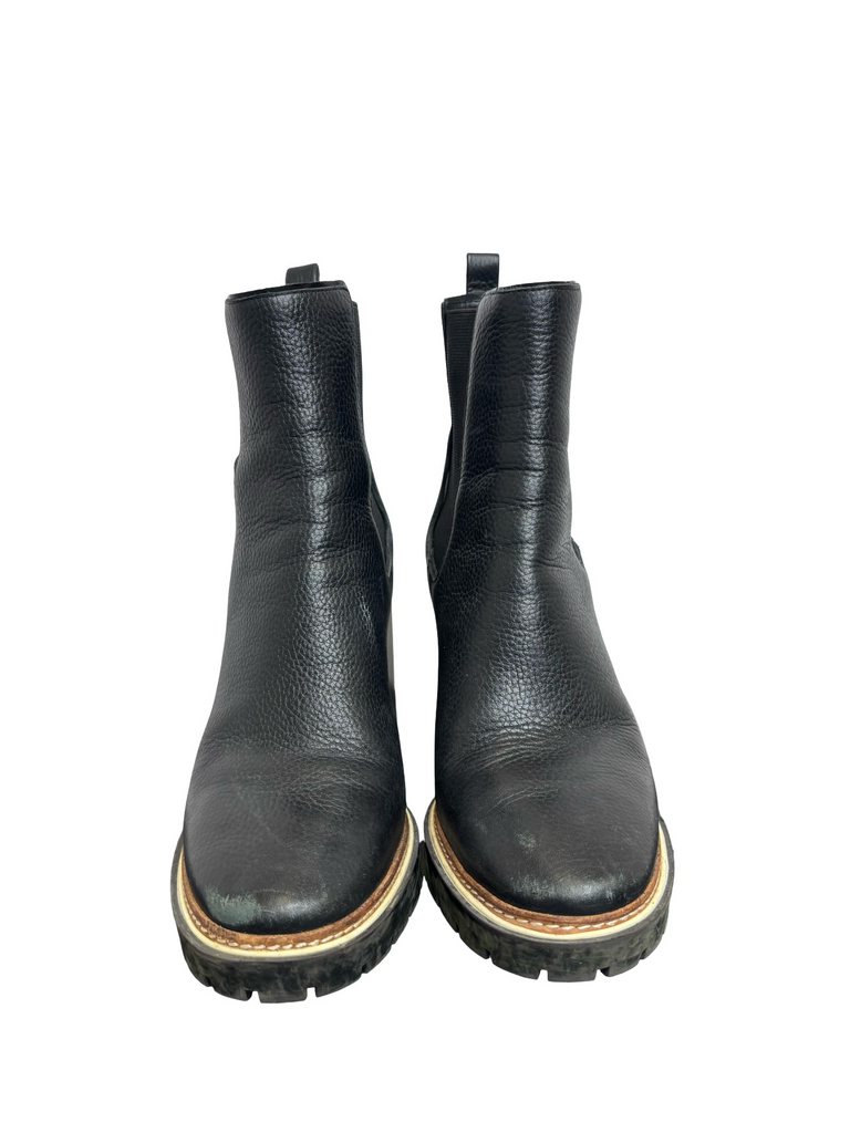 Tory Burch Black Leather Ankle Boots