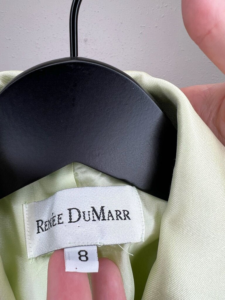 Renee DuMarr Light Green Satin Blazer